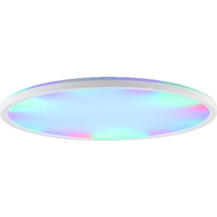 Brilliant LED Panel Lumaro rund Ø 42 cm dimmbare Deckenleuchte mit Fernbedienung 3000 Lumen, 4000K neutralweiß ICRGB Farbwechsel & Memory- Funktion für Wohn- & Arbeitsbereiche – Bild 2