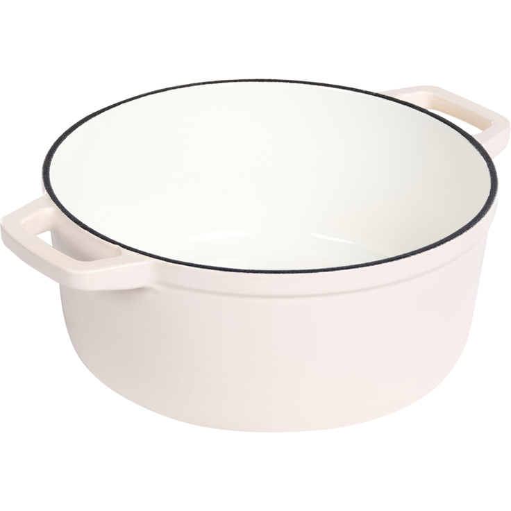 Gusseisen Kochgeschirrset 4-teilig CASTLINA Cremeweiß – Bild 5