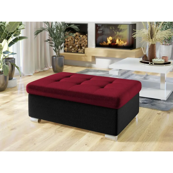 Polsterhocker Niko Groß (Farbe: Kronos 07 + Kronos 02)