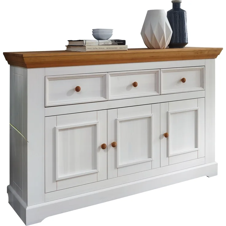 Anrichte >WZ-0133< (BxHxT: 149x94x42 cm) in weiß - 149x94x42 (BxHxT)
