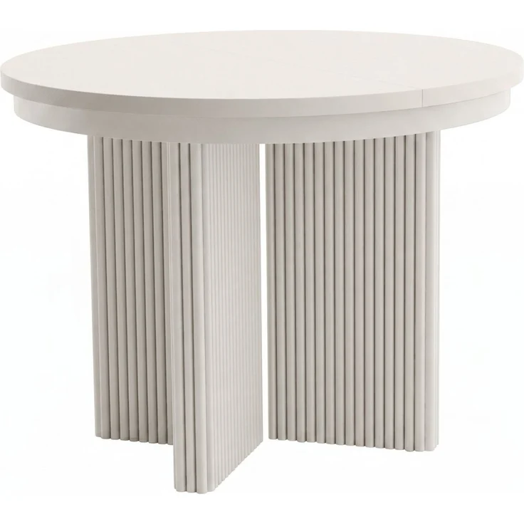 Beautysofa Esstisch PRESTIGE runder Design-Tisch ausziehbar Ø 100–180 cm oder Ø 120–200 cm (Metallbeinen, hitze- und verfärbung beständig), verschiedene Farben – Bild 3