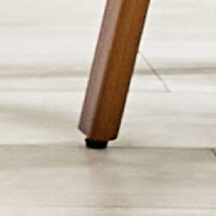 2er Set Barhocker mit Blüten-Rückenlehne, Bugholz, PU-Leder, Metall-Fußstütze, modern--Weiß--89x41.5x46.5cm--YOUDENOVA – Bild 9