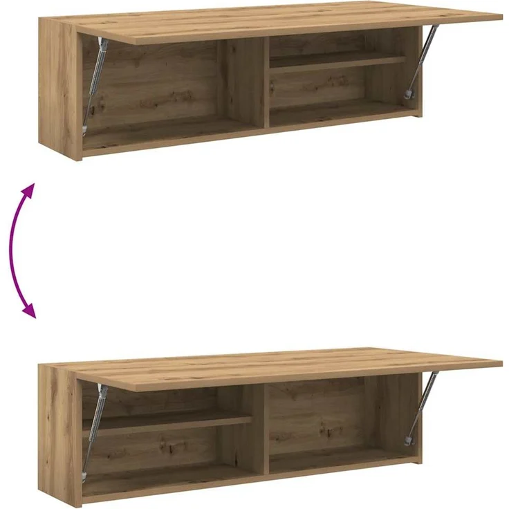 Bad-Wandschrank Artisan-Eiche 100 x 25 x 30 cm Holzwerkstoff – Bild 8