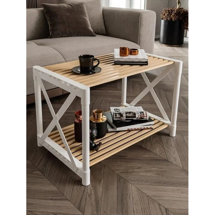 Skye Decor 'Pls Room 1 - White' Couchtisch, Weiß, 53 x 38 x 33 cm – Bild 4