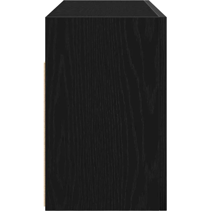 vidaXL Bad-Wandschrank Schwarz 80x25x40 cm Holzwerkstoff 860086 – Bild 6