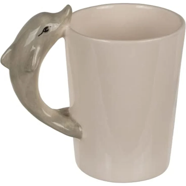 Tasse ca. 300 ml im 3D Design Meereswelt mit verschiedenen Motiven Kaffeetasse Delfin – Bild 6