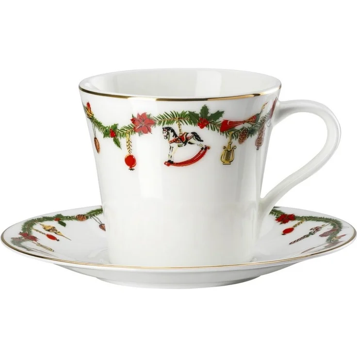 Hutschenreuther Tasse Nora Christmas Kombitasse 2tlg, Bone China – Bild 1
