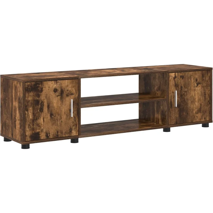 vidaXL TV-Schrankset 140 x 40 x 33 cm Geräucherte Eiche 3397900 – Bild 6