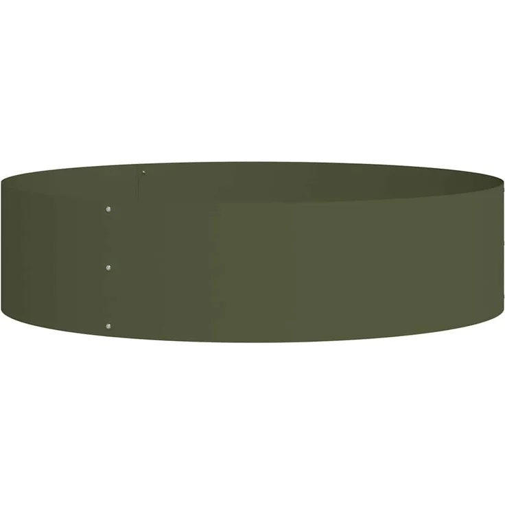 vidaXL Pflanzenring Olive Grün 80 x 80 x 20 cm Kaltgewalzter Stahl 873626 – Bild 2