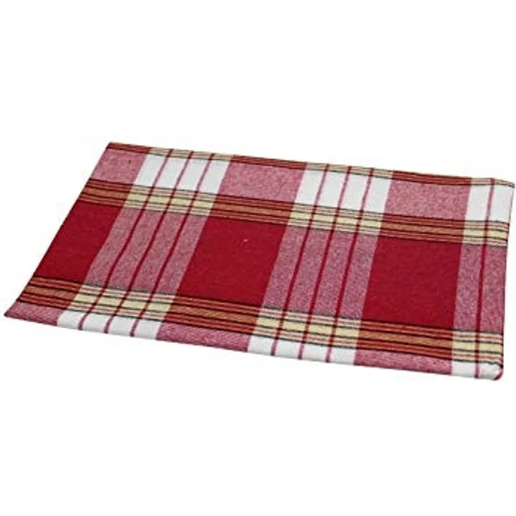 my Hamam Hamamtücher Hamamtuch ohne Fransen rot kariert »Pestemal« ca. 80x170 cm, Baumwolle und Polyester (1-St), Sauna Handtuch saugstark, pflegeleicht, kompakt – Bild 2