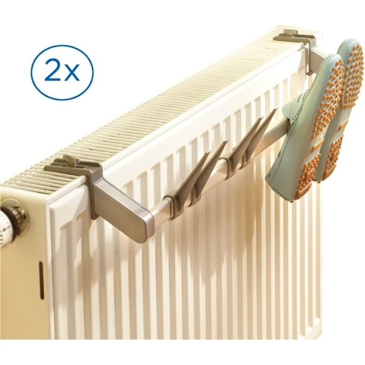Ruco Heizkörper-Wäschetrockner, für Schuhe, Aluminium/Kunststoff, 2er Set – Bild 3