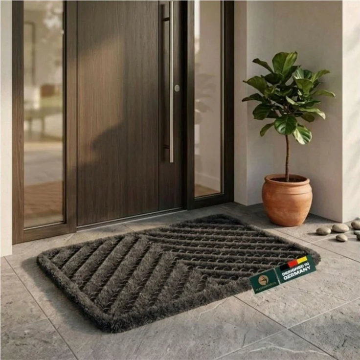 Waidmeister Fußmatte Fußmatte Kokos Außen 40x60 cm – Wetterfeste Schmutzfangmatte – Bild 1