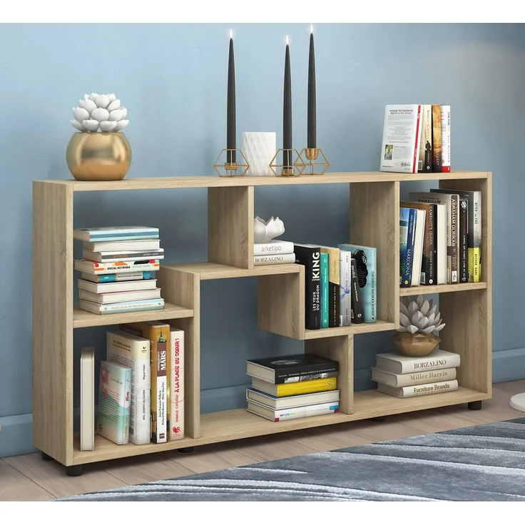 VCM Kommode & Sideboard Pintal 913988 Sonoma-Eiche (Sägerau) H. 62 x B. 117 x T. 20 cm