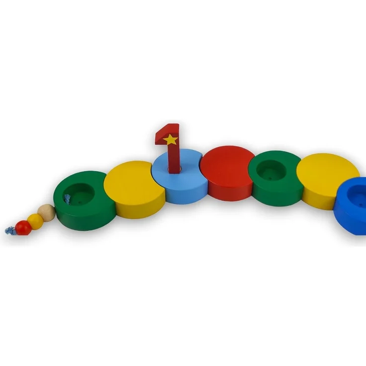 Tolle Geburtstagsdeko, Kerzenhalter für Teelichter, 1. -7. Geburtstag, RAUPE – Bild 4