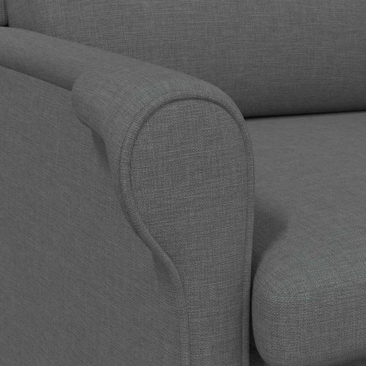 vidaXL Sessel Dunkelgrau 76 x 94 x 102 cm Stoff 42009841 – Bild 7