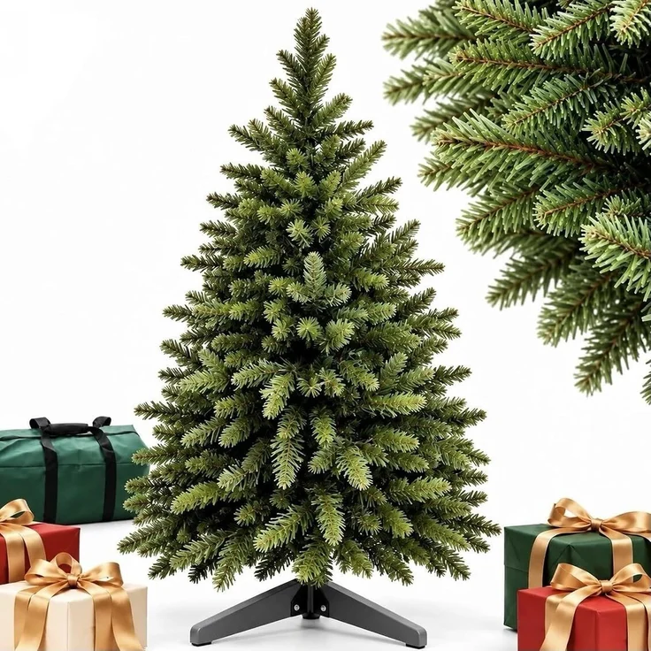Relaxdays Künstlicher Weihnachtsbaum Nordmanntanne – Bild 2