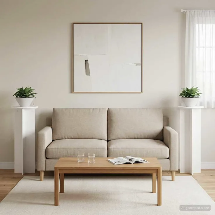 vidaXL Pflanzenständer 2 stk. Weiß Ø40 x 100 cm Holzwerkstoff 899690