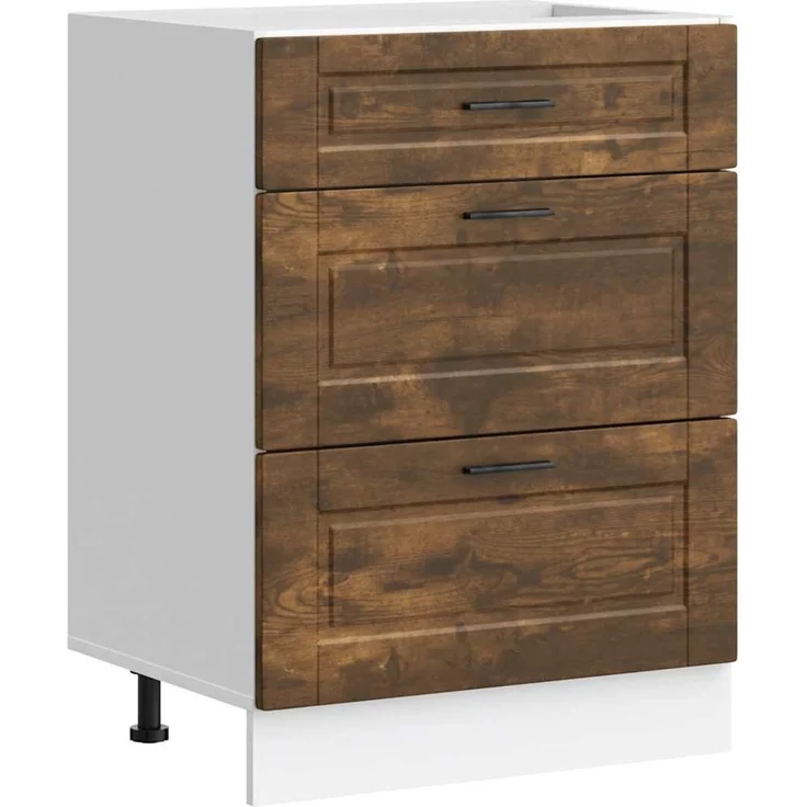 vidaXL Küchenunterschrank Porto Räuchereiche Holzwerkstoff 854264 – Bild 2