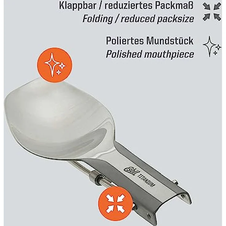 Esbit Titanium Löffel Klapplöffel universal – Bild 3