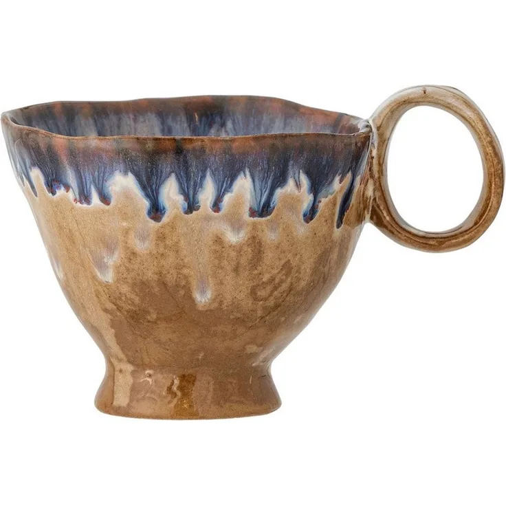 Bloomingville Tasse Bloomingville Imogen Tasse, Blue, Steingut, 175 ml, Steingut
