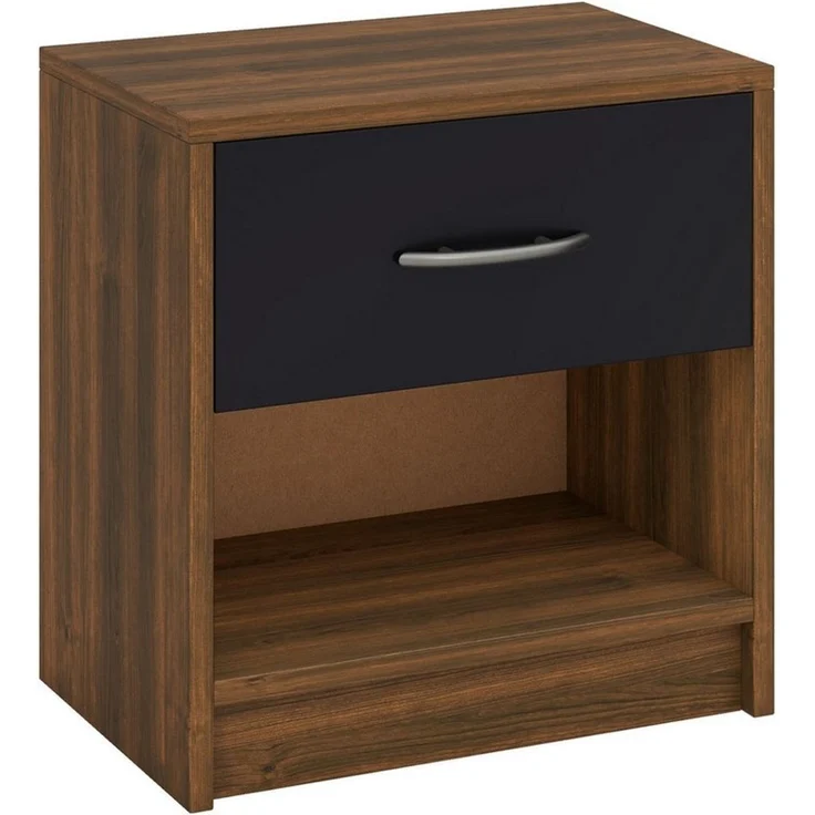 COSTWAY Nachttisch (1-St), Beistelltisch, mit Schublade & offenem Fach, 38,5x28x40,5cm – Bild 5