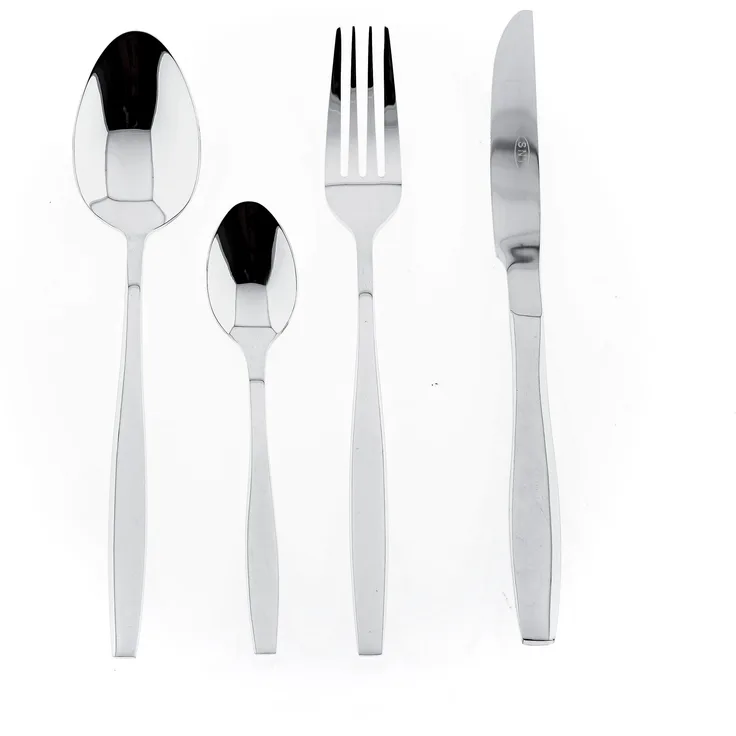 Almina 84 teiliges Besteckset Essbesteck Edelstahl 18/10 für 12 Personen