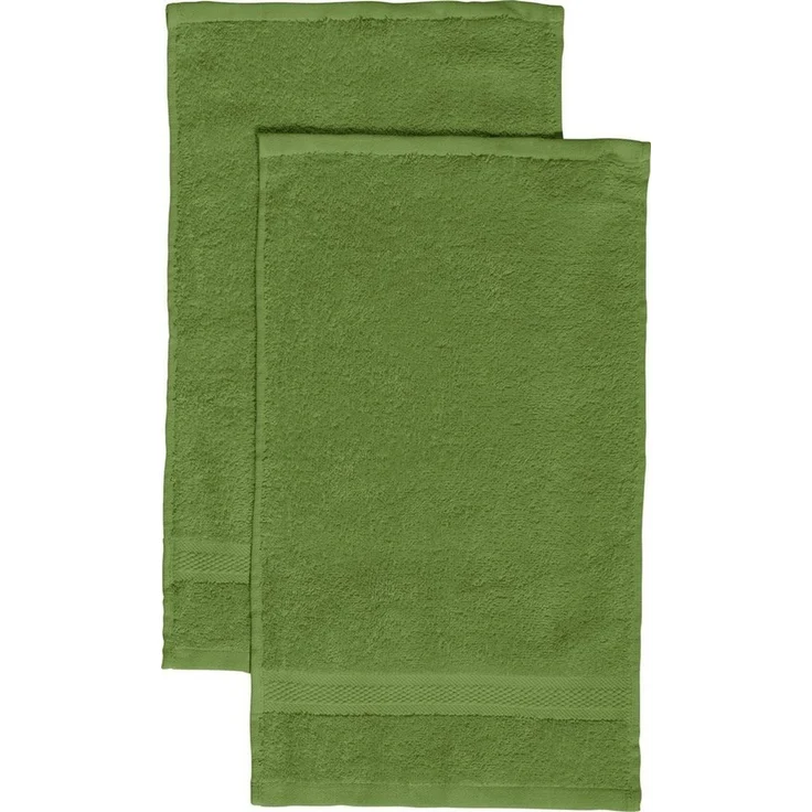 REDBEST Gästehandtuch Gästetuch "Chicago" 2er-Pack, Frottier (2-St), Walk-Frottier Uni – Bild 1