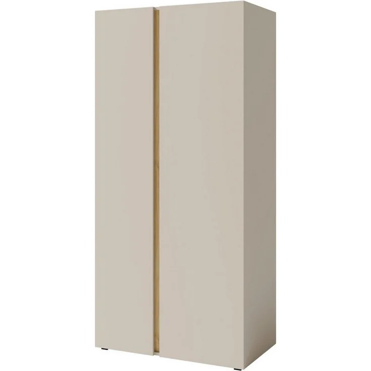Beautysofa Jugendzimmer-Set LICO im modernen Stil, (Kinderzimmer Möbel grifflos, Set 4-teilig Kleiderschrank Bücherregal Schreibtisch Hängeregal), moderne Farben Sandbeige oder Eukalyptus – Bild 4