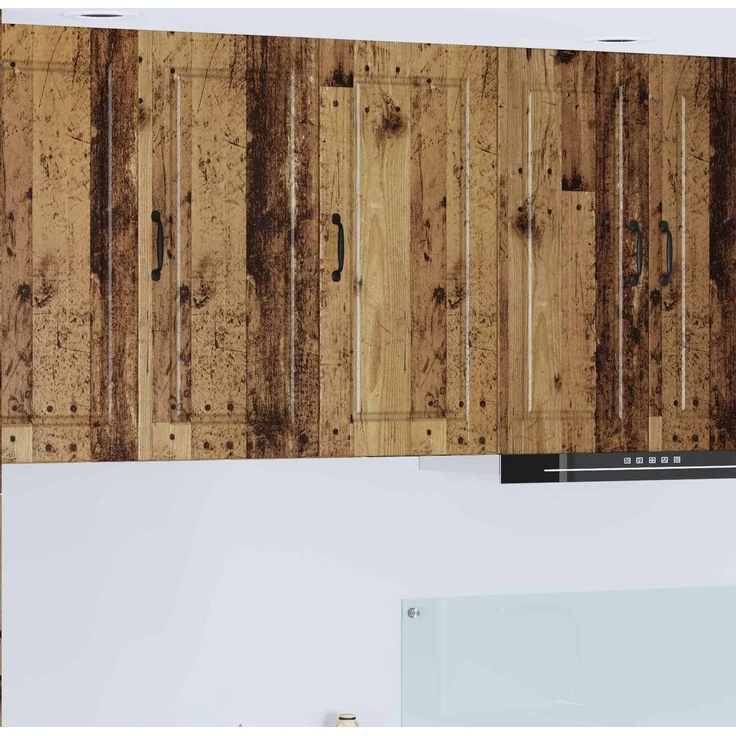 vidaXL Wandschrank PORTO Altholz 40 x 31 x 80 cm Holzwerkstoff 885383 – Bild 1