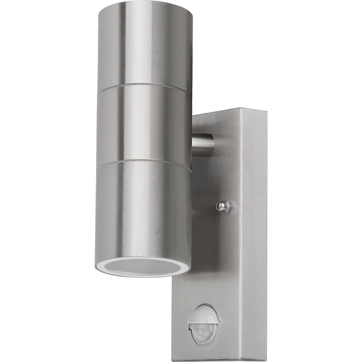 Grafner Außen-Wandleuchte Wandlampe mit Bewegungsmelder Edelstahl Up&Down 26APIR, Bewegungsmelder, ohne Leuchtmittel, Je nach Leuchtmittel – Bild 1