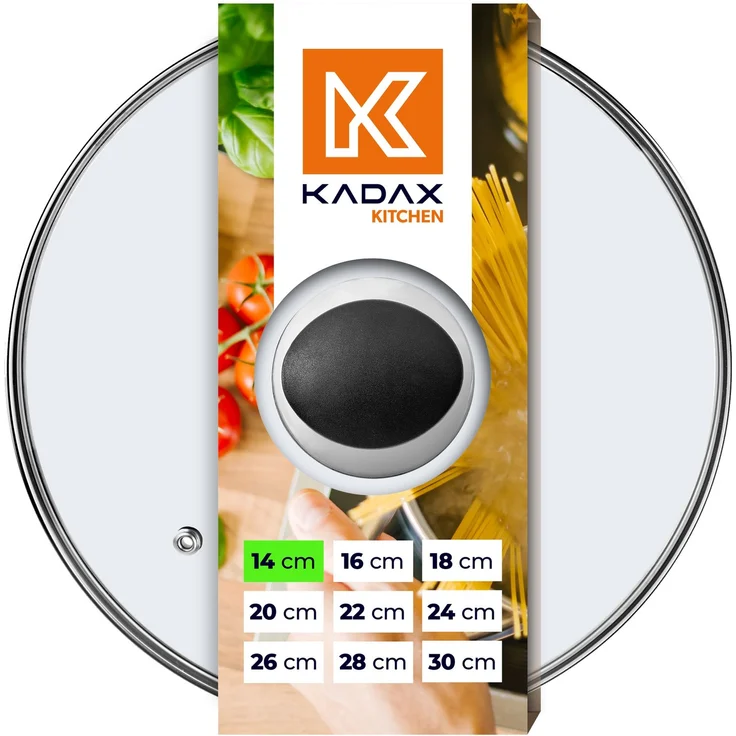 KADAX Deckel 14 cm Glasabdeckung für einen Topf – Bild 3