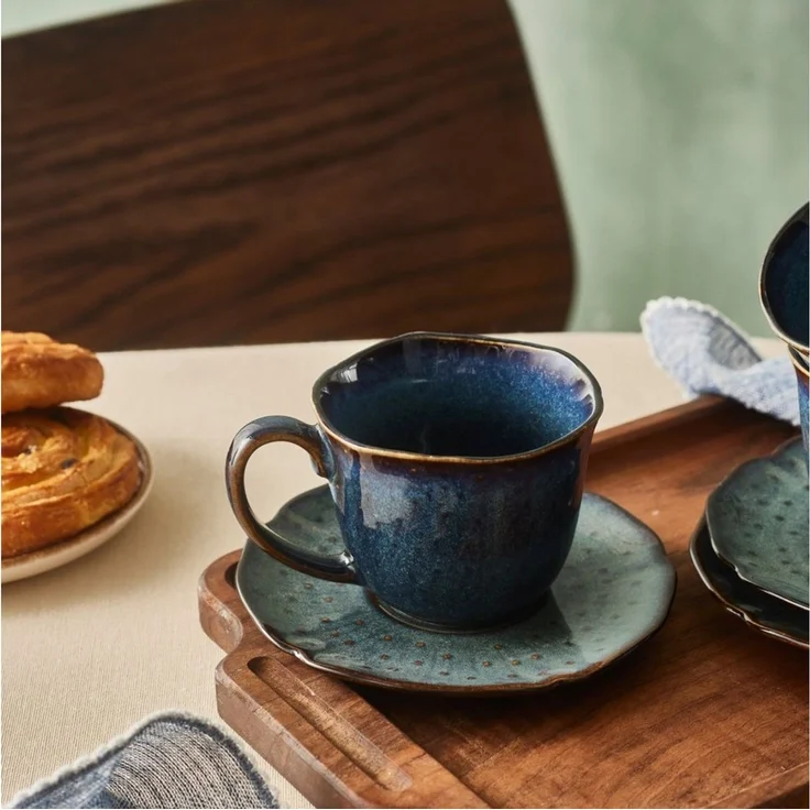Karaca Teeservice Karaca Bryggen Reaktiv 250 Ml Teetasse Für 6 Personen – Bild 2