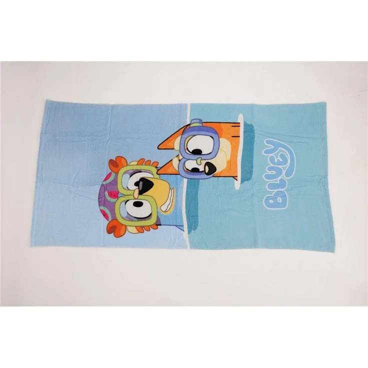 Bluey Baumwollhandtuch Badehandtuch Strandtuch 70x140 cm aus Baumwolle – Bild 3