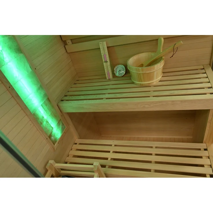 LUXOR 1 Sauna 2 Pers. 120x120x190 cm – Bild 3