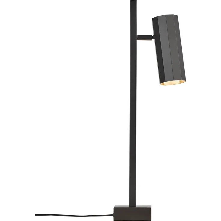 Nordlux Alanis Tischleuchte schwarz, GU10 schwenkbar, 49,5 cm, Energieeffizient