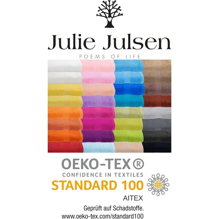 Julie Julsen Waschhandschuh 10-Waschhandschuh-Pastell Rosa-Waschhandschuh 15 x 21 cm (10-tlg) – Bild 4