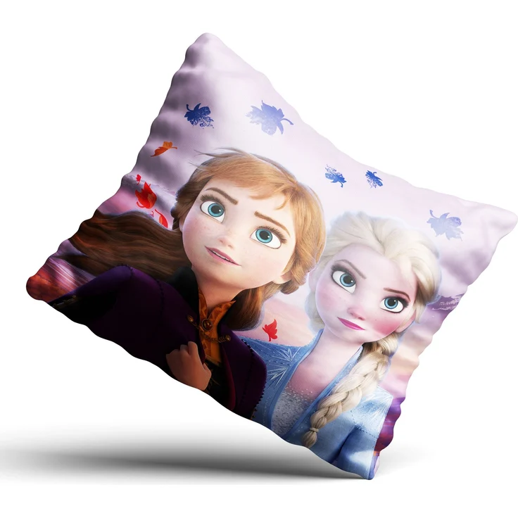 BERONAGE Dekokissen Frozen Die Eiskönigin Kissen Dreamteam 40x40 cm Kuschelkissen, passend zur Bettwäsche, ideal für Sofa, Couch, Kinder-Bett, Auto – Bild 7