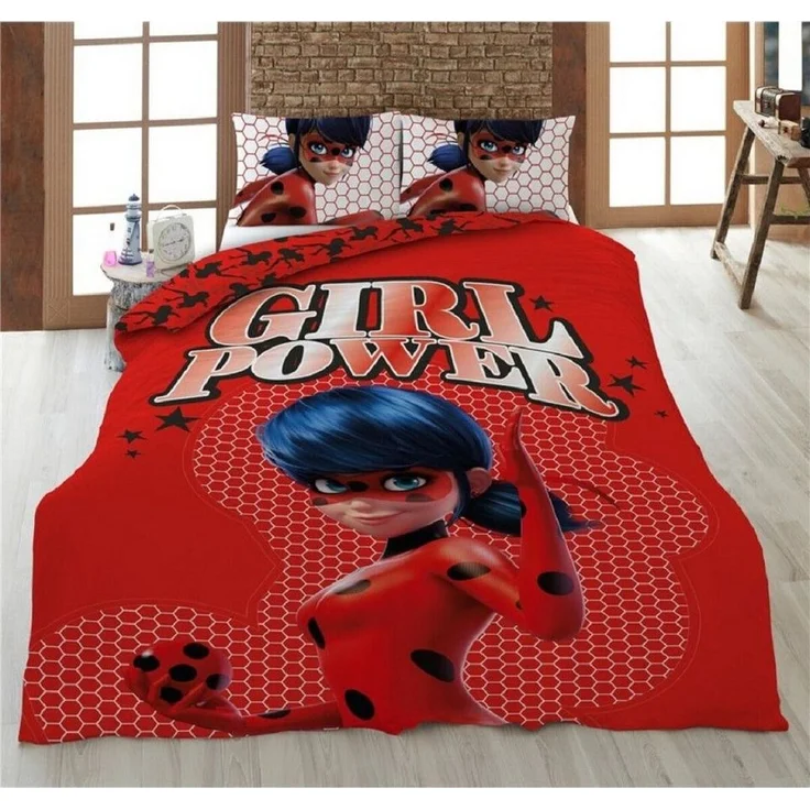 Miraculous Ladybug Bettwäsche 140 x 200 cm 100% Mikrofaser – Bild 3