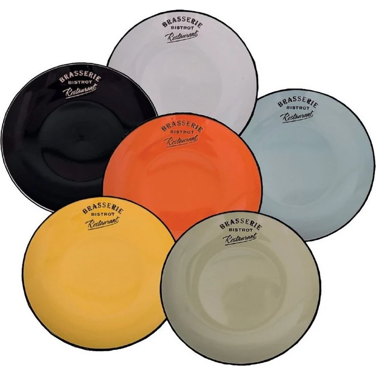 6er Set Speiseteller Teller Bistro Keramik 27cm Antic Line SEB15189 – Bild 3