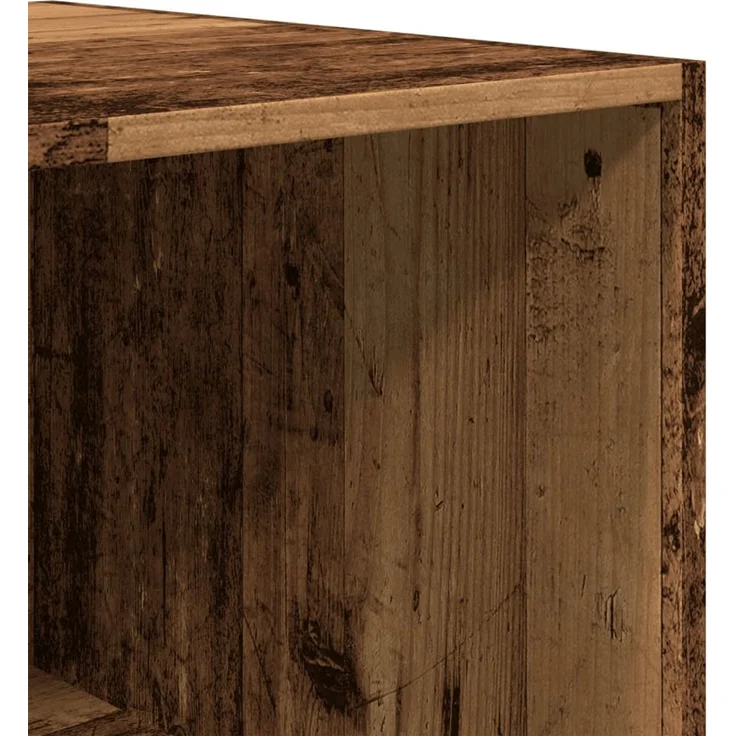 vidaXL Kleiderschrank Altholz-Optik 100x50x200 cm Holzwerkstoff 3307736 – Bild 7