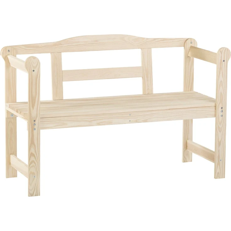 iWerk Holzbank Kiefer natur 118 x 43,6 x 73,5 cm – Bild 2