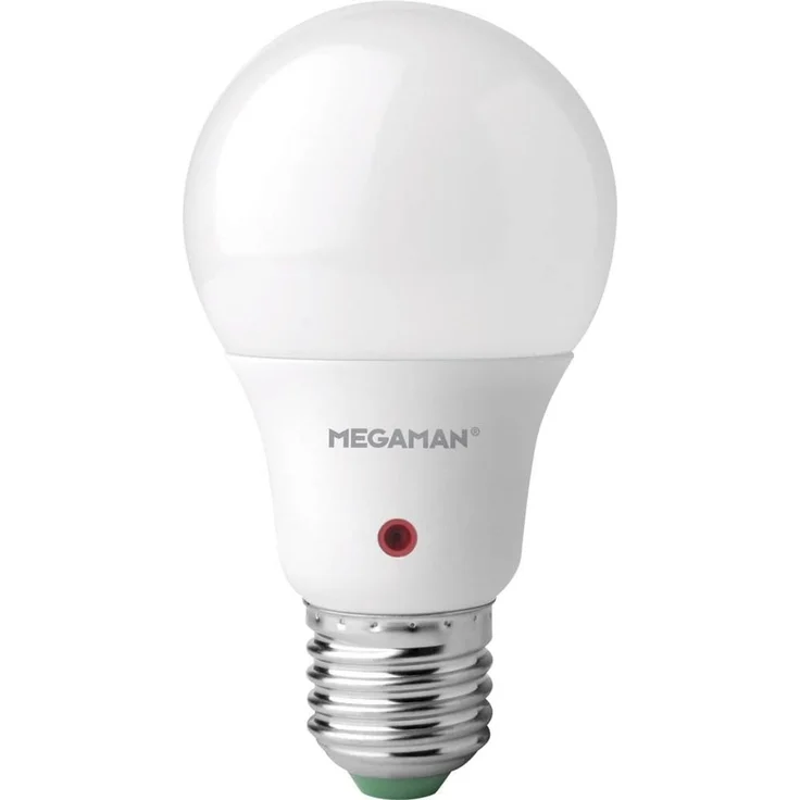 Megaman MM48532 LED-Lampe (RGB) EEK F A–G E27 Glühbirnenform 8 8 W = 60 W Warmweiß (Ø x L) 60 mm x 109 mm inkl. Tageslichtsensor 1 Stk – Bild 1