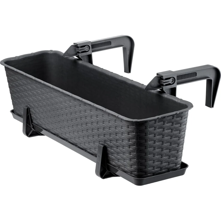 KADAX Blumentopf-Balkon-Pflanzgefäßständer 60 cm Anthrazit – Bild 6