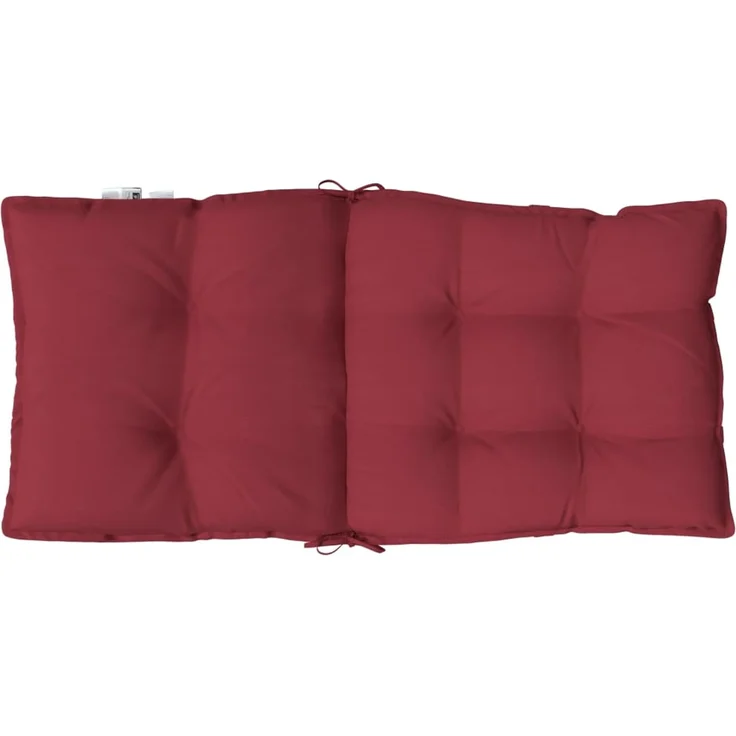 vidaXL Niedriglehner-Auflagen 4 Stk. Weinrot Oxford-Gewebe 377699 – Bild 7