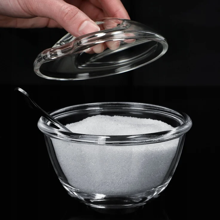 KADAX Zuckerdose, Zuckerdose mit Deckel, Zuckerbehälter aus Glas, elegant – Bild 6