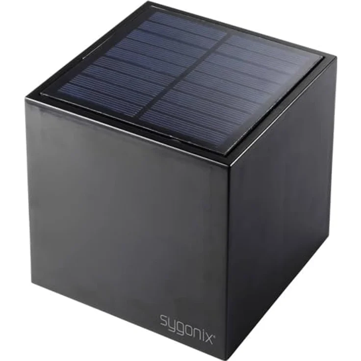 Sygonix SY-5499356 Solar-Wandstrahler, 0,9 W warmweiß 3500 K, schwarz – Bild 1