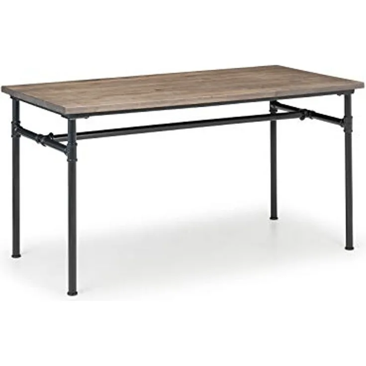 Julian Bowen Esstisch Carnegie, Ulmenholz in Mokka und Schwarz