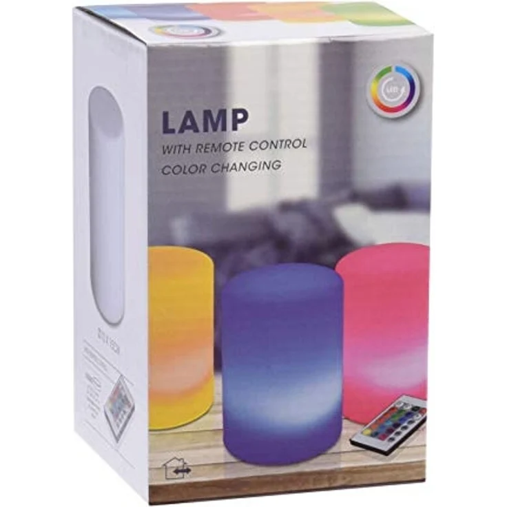 Spetebo LED Tischleuchte LED Lampe mit Fernbedienung - 15 x 10 cm, An / Aus / Farbwahl, LED, wählbar, inkl. Fernbedienung – Bild 3