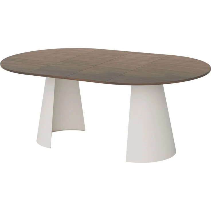 Esszimmertisch Cezrin 120 (Farbe: Cashmere / Cashmere) – Bild 4