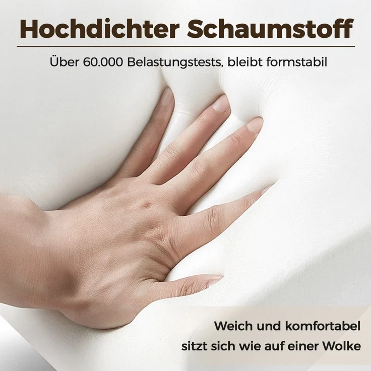Merax Esszimmerstuhl Gestell aus goldfarbenen Metall, Bezug aus Samtstoff(Set, 2 St), 2er Set Polsterstühle Küchenstuhl Wohnzimmerstuhl Beige – Bild 5